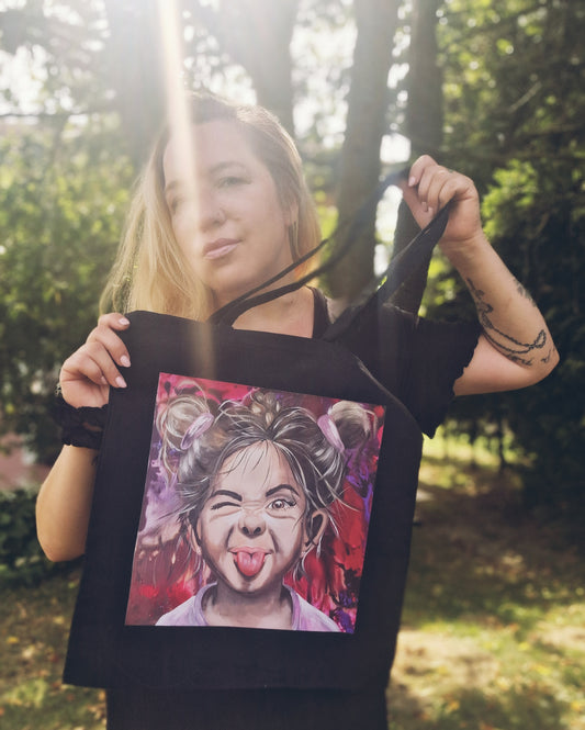 Art2Go Silly girl Black